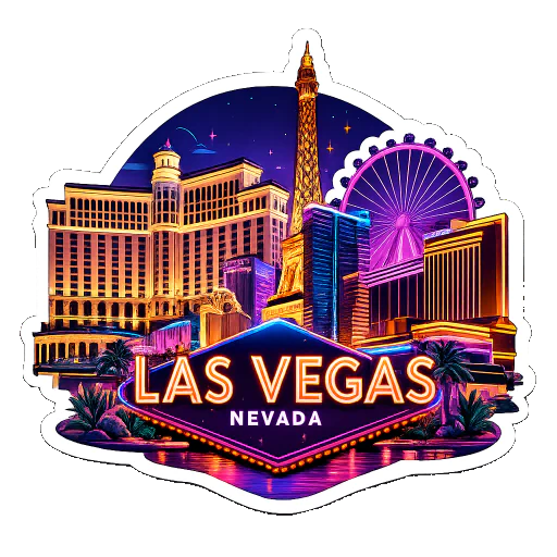 Las Vegas sticker icon (Las Vegas Strip)