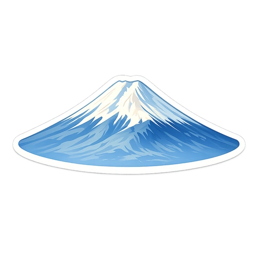 Tokyo sticker icon (Mount Fuji)